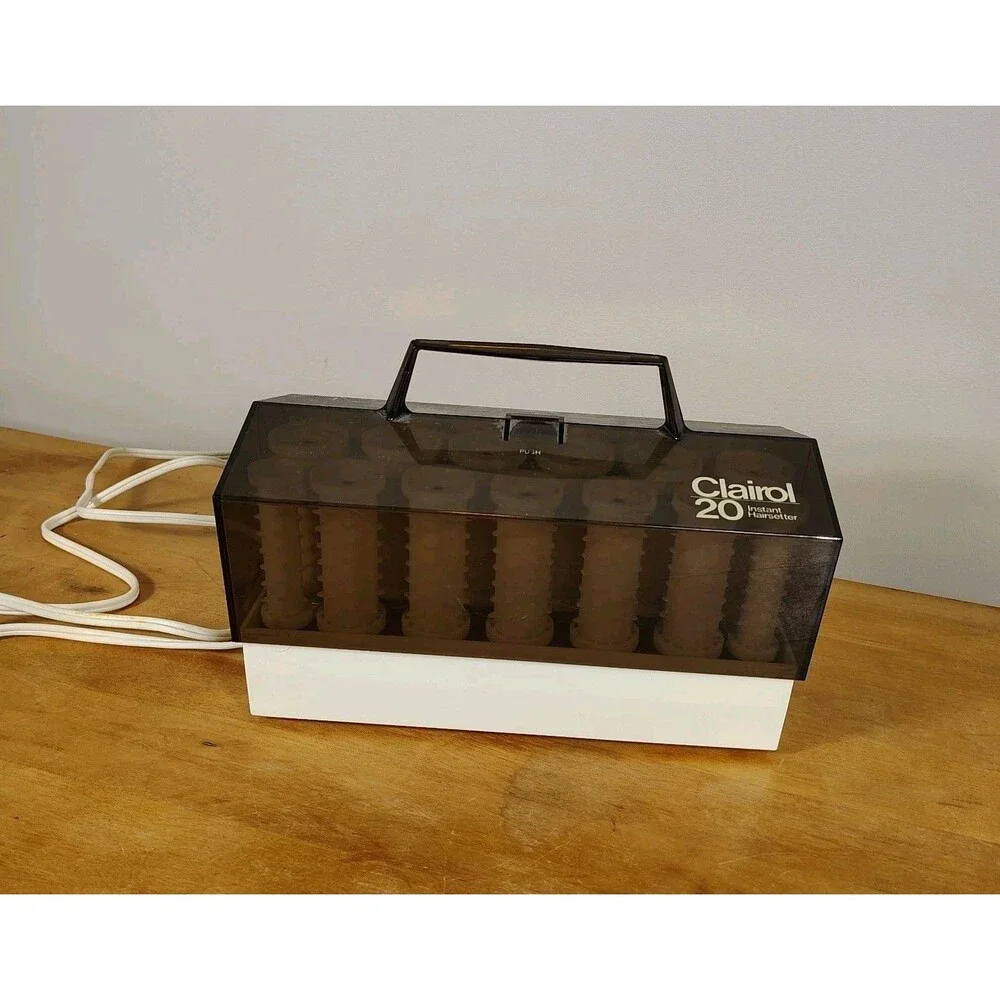 Vintage Clairol 20 Instant Hairsetter Hair Curlers C20 Hot Rollers with NO CLIPS
